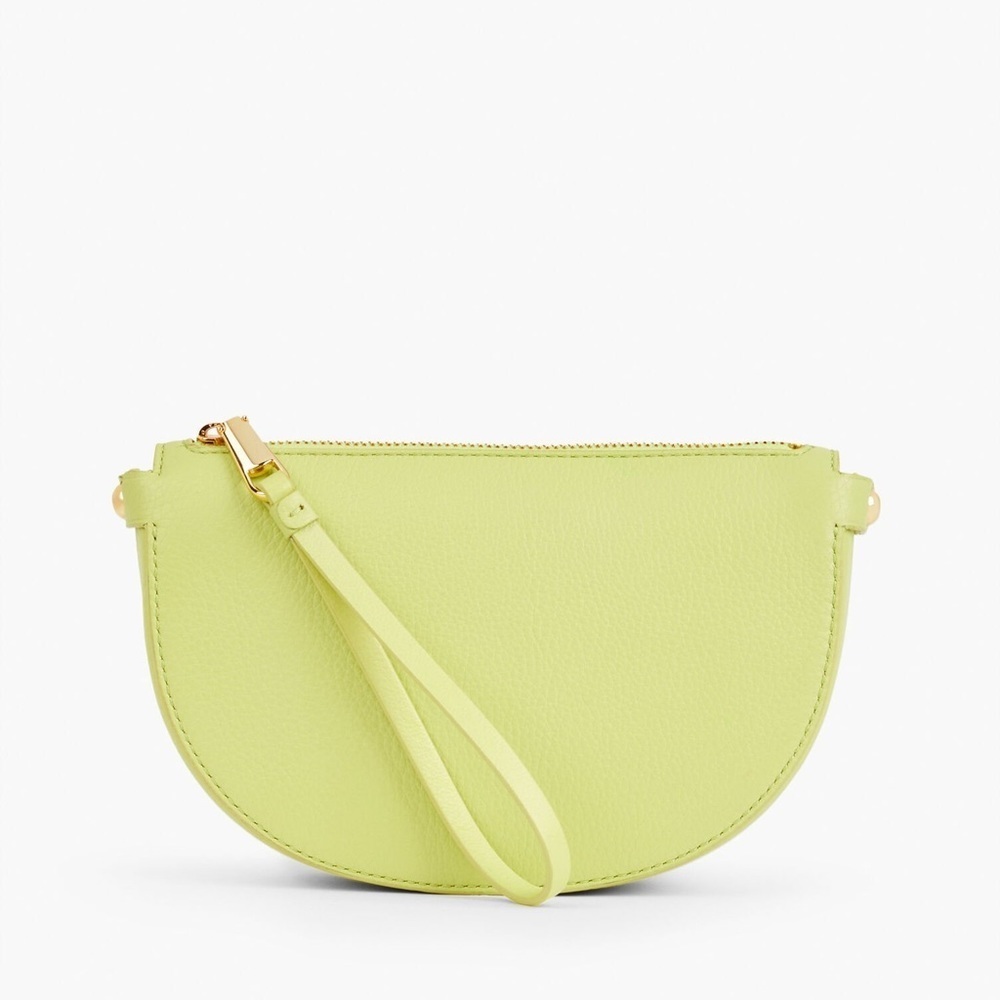 TALBOTS LEATHER CRESCENT WRISTLET